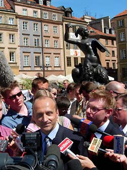 Prezydent Warszawy Kazimierz Marcinkiewicz